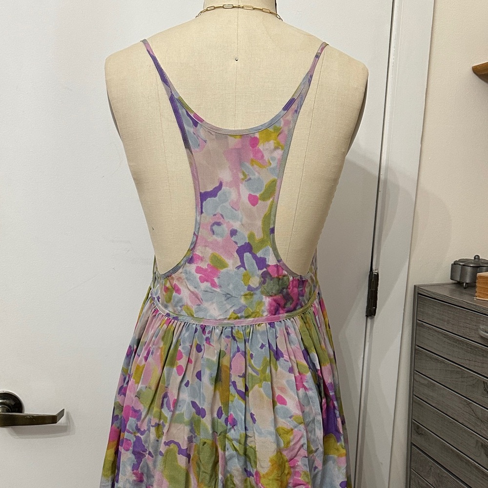 Twenty8Twelve Pastel Floral Dress in Silk - Picture 8 of 13